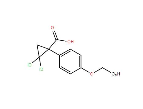 2,2-Dichloro-1-(4'-ethoxyphenyl)cyclopropane-1-carboxylic acid